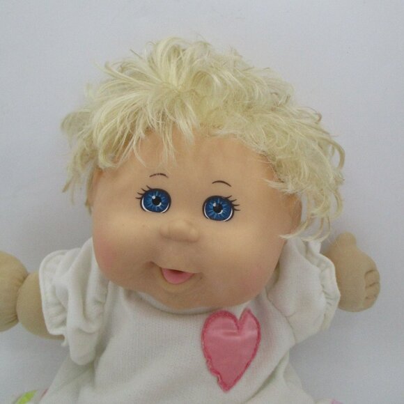 2012 CPK Blonde Hair Doll Blue Eyes Heart Dress By Jakks Pacific - 13" PA - Picture 4 of 7
